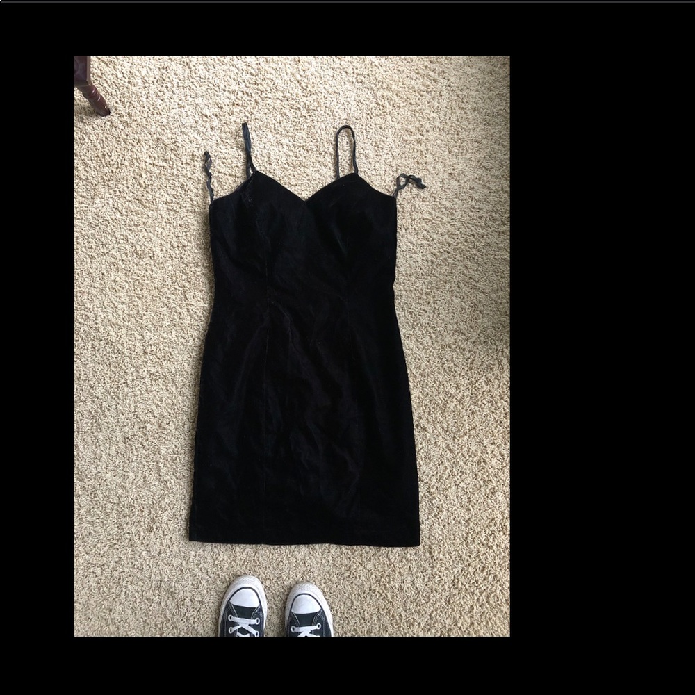 Vintage CDC Petites Evening  velvet dress Sz 8